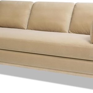 Modern Farmhouse Performance Velvet Living Room Sofa Couch