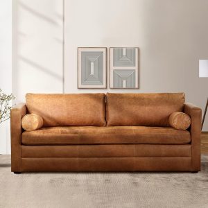 Napa Furniture, 82 inches, Cognac Tan